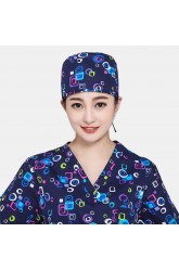 Doctor Short Hair Scrub Cap Small Tie Beautician Cap Anesthetist Cap