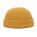 Unisex Solid Color Knitted Wool Hat Skull Cap Beanie