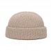 Unisex Solid Color Knitted Wool Hat Skull Cap Beanie